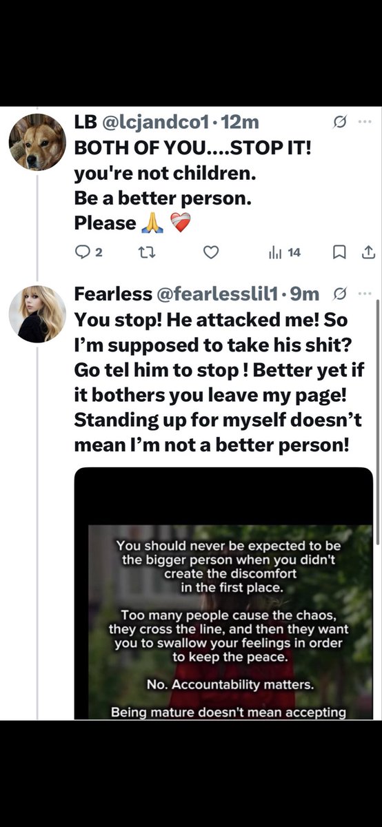 Fearless tweet media