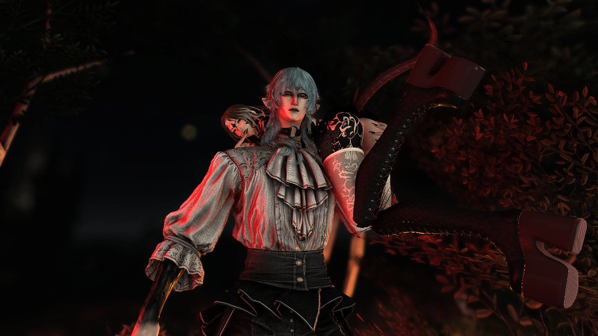 NightkinVaudryn's tweet photo. "I haven’t decided yet if you’re prey or something I want to keep."
collab with @A_Deadly_Flower 
#gpose
#gposers
#vampires https://t.co/qeB8L8L545