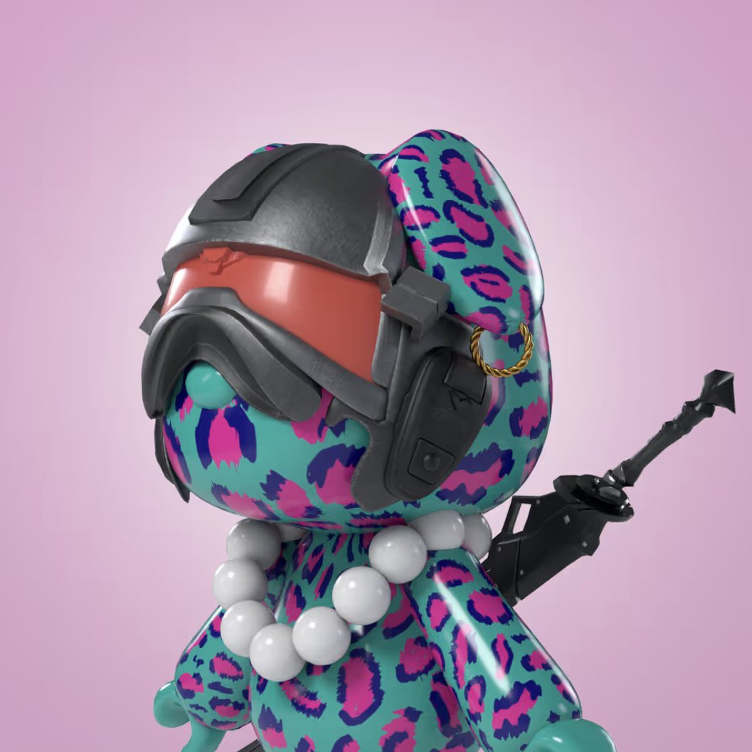 #1BLOCK #MetaSamurai #メタサムコンシェルジュ

グッドモニン☀️

||◤

◆ ‘ Leopard ‘ という名のスキン

◆ 鮮やかなティールに弾けるピンク豹柄
◆ サイケな色彩が混ざり合うレオパード
◆ ストリートにちょい毒っ気ある可愛さ
◆ 首元の大きなパールも派手さを演出す

◆ 装着するは、SYNDICATE