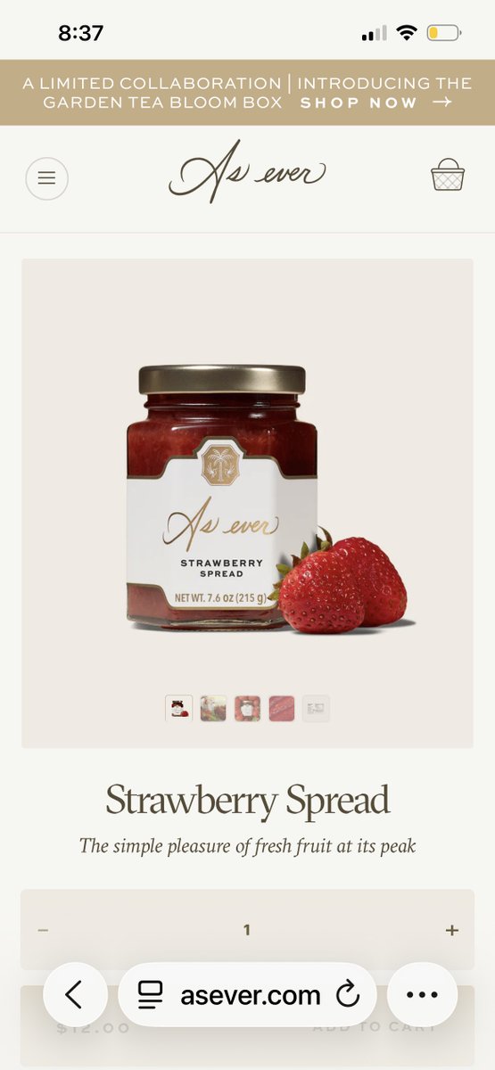 Meghan’s scam jam is 
Not certified gluten free
Not certified organic, 
Not certified Non GMO, 
Not certified Kosher, 
Not Fair trade certified 
Not sustainably sourced 
Not received any awards. 
Tell me again why your charging $12 for a small jar that normally costs $6 
STOP