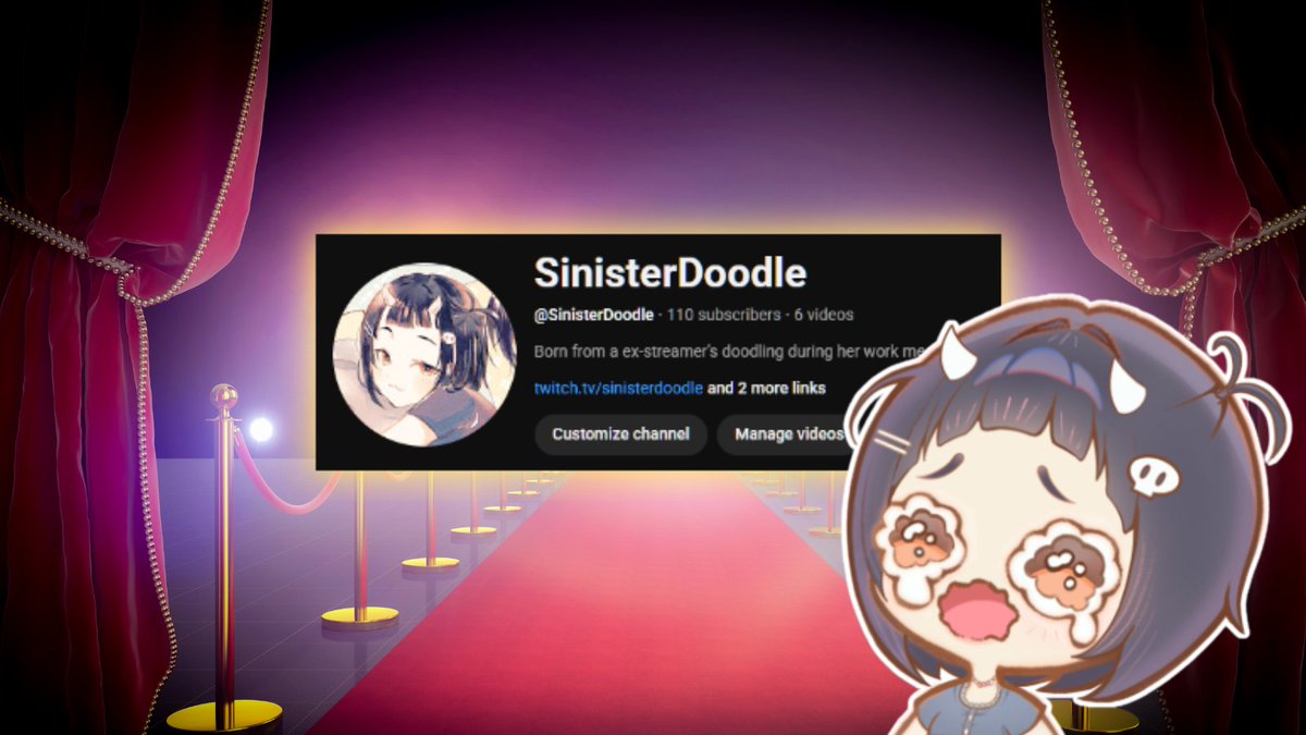 A small step for most but a giant leap for me!
I hit 100 subscribers on YT.
Thank you for all the encouraging comments on my debut video T^T
This doodle can't believe and will work hard🫡