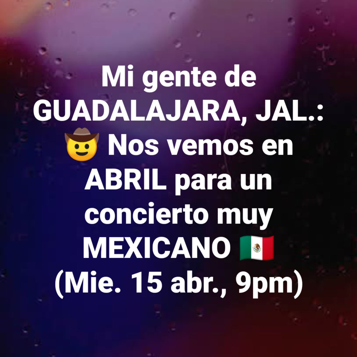🤠 ¡Nos vemos en CASA BARIACHI, miércoles 15 de abril, 9pm!
🇲🇽 ¡En mi perla tapatía, sí señor!
#YoSoyMexicano