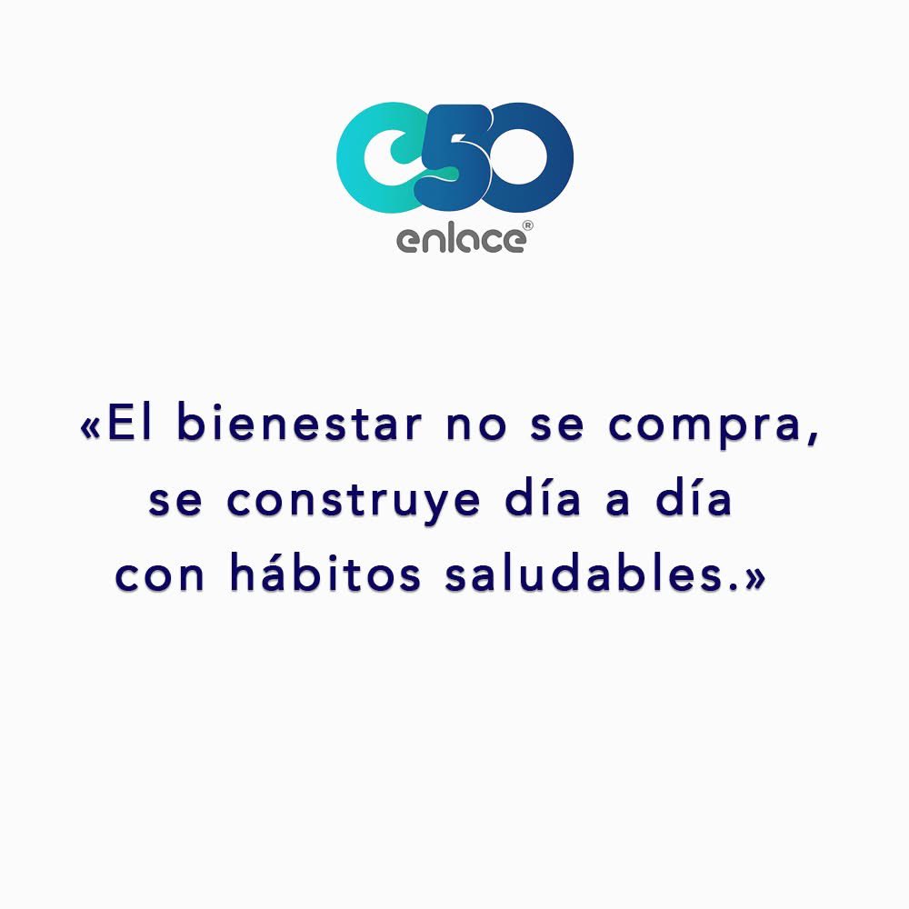 Enlace_50's tweet photo. #bienestar #construir #diaadia #hábitos #saludable #vivirmásymejor #avanzaryvencer #envejecerbien #perseverancia https://t.co/6cfWT4I9oS