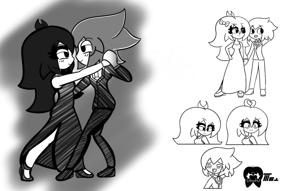 MEZ_ARTZ's tweet photo. She enjoyed his offer to dance.

#OC #originalcharacter #Artmoots https://t.co/nIT5kHNDAo