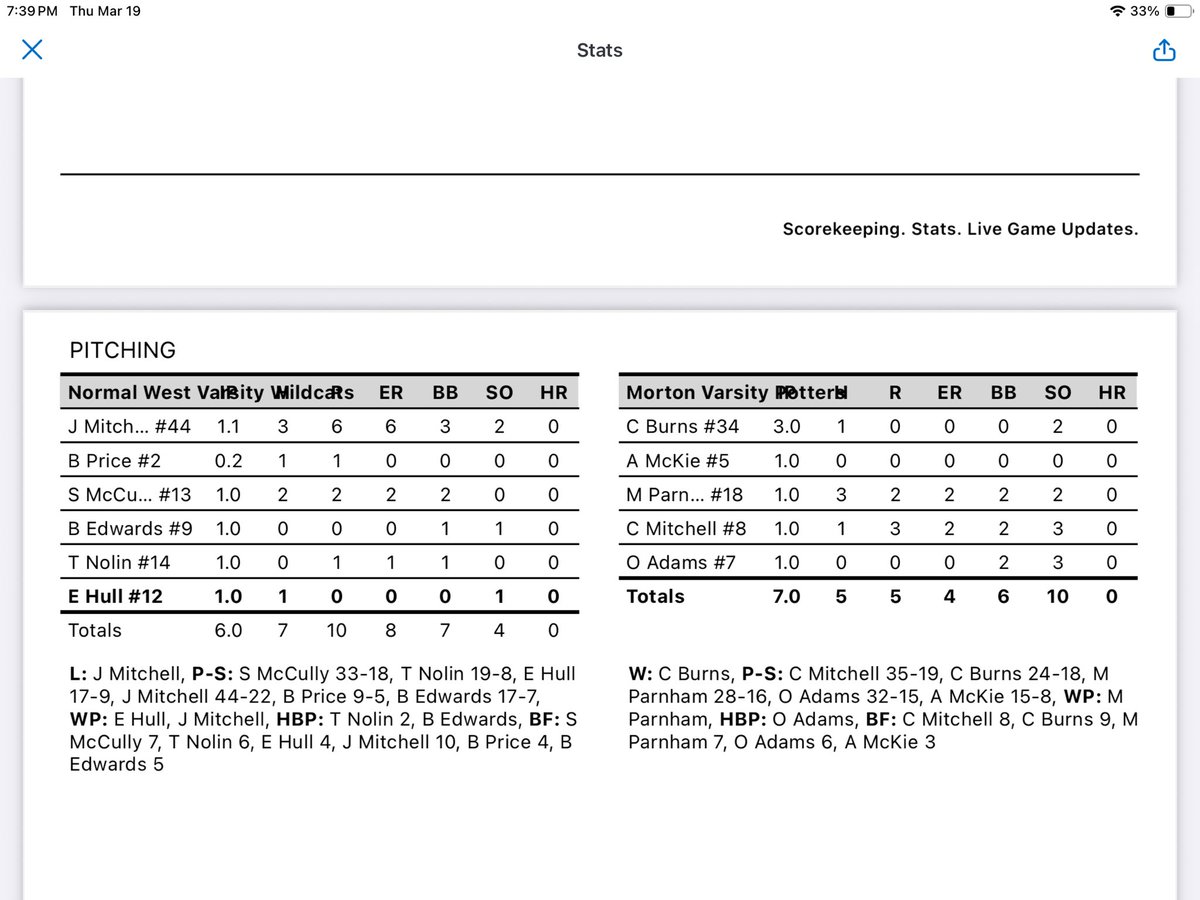 Morton Baseball tweet media