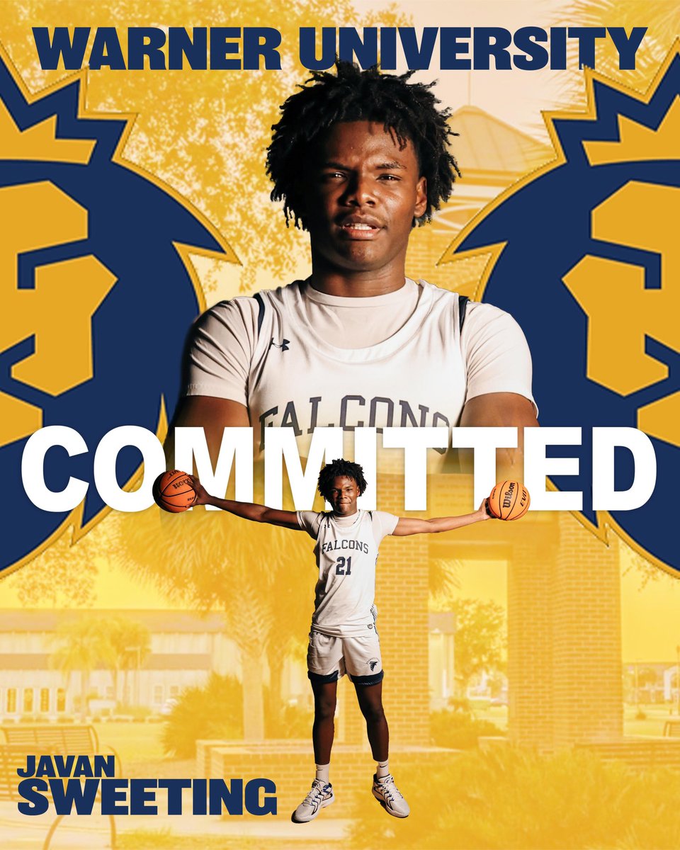 JavanSweeting21's tweet photo. First and foremost, I want to thank God for blessing me with this opportunity and placing me in this position. 
I’m excited to announce that I have officially committed to Warner University! https://t.co/U61Gdqh4lY