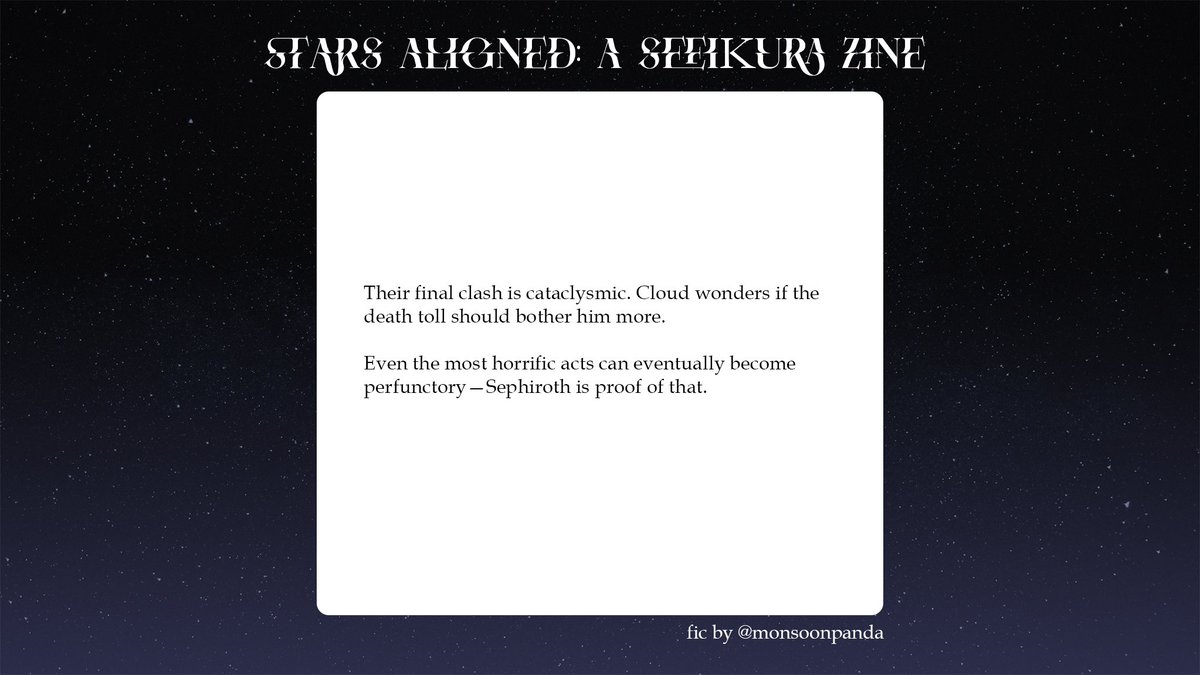 Stars Aligned Sefikura Fanzine tweet media