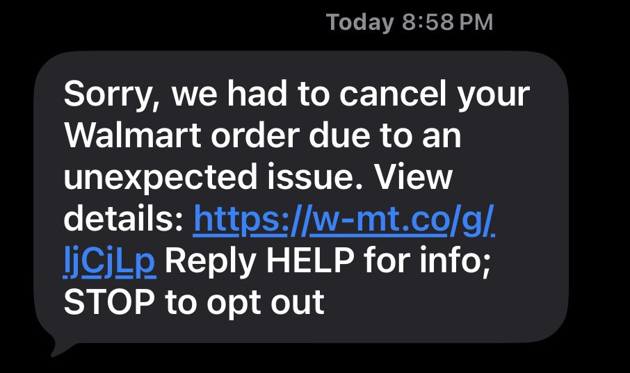 TheeHIGHRoad's tweet photo. @thedealsguy_ Ugh, they just canceled my order!!!😭😭😭 https://t.co/v9k5FR6Tu7