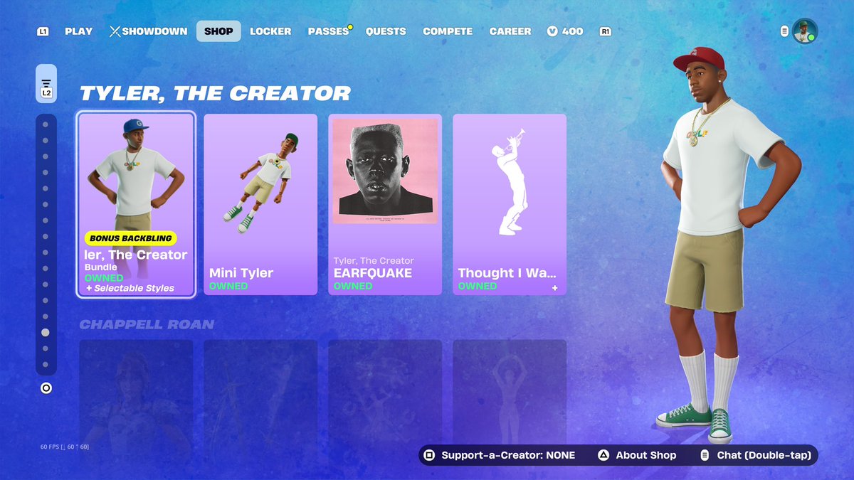 Is Tyler the Creator in the Fortnite Item Shop? tweet media