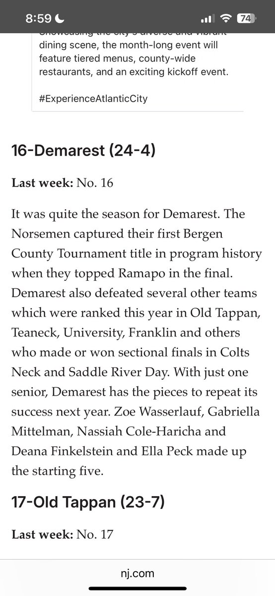 NV-Demarest Athletics Official Site tweet media