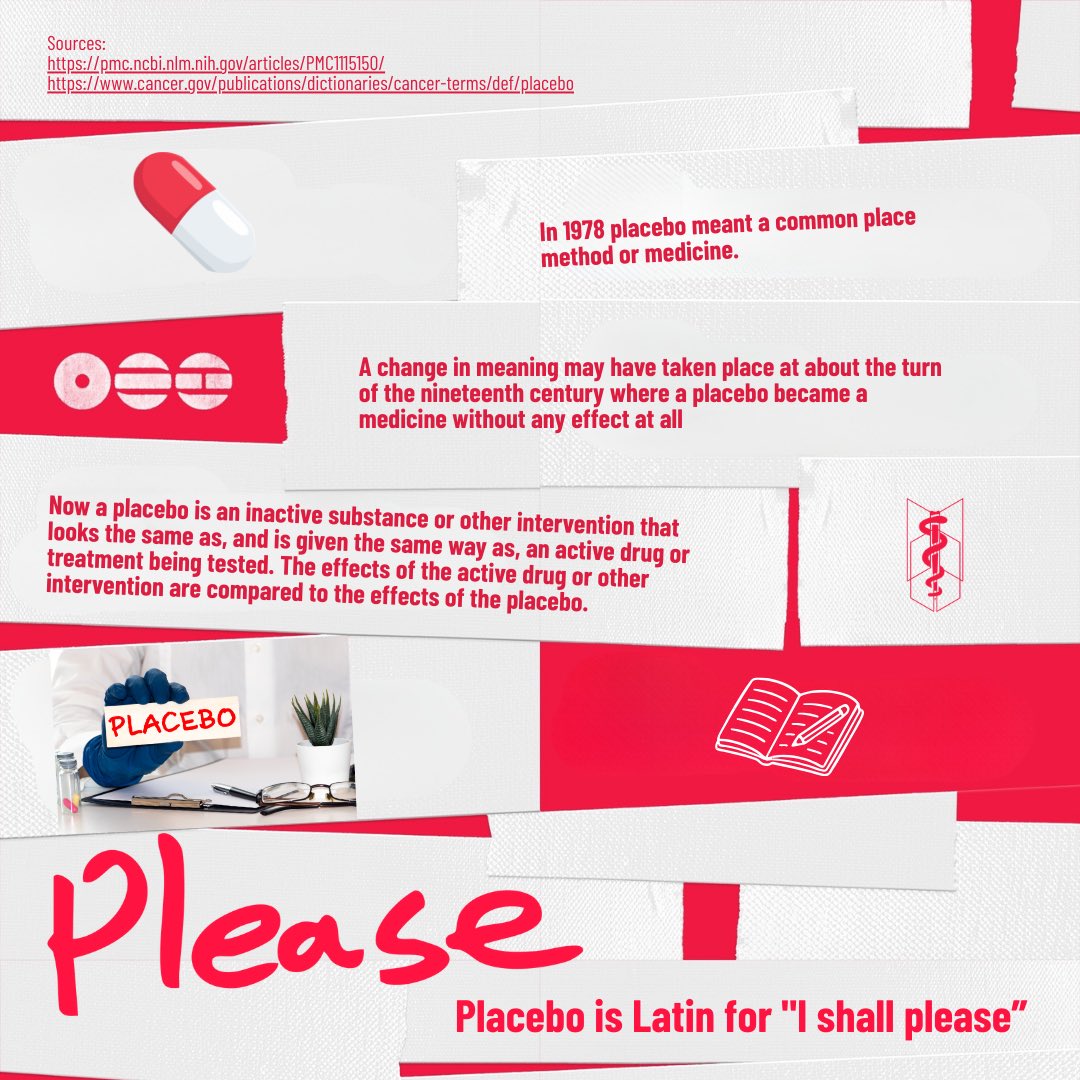 armymedunion's tweet photo. Did you know that ‘placebo’ literally translates from the Latin phrase ‘I shall #Please ‘? Its meaning has evolved over time: med/treatment that is inactive &amp; used to compare with the actual med/treatment. We know @bts_twt ‘s music isn’t a placebo, its effects are felt 💜 https://t.co/ke6eFWhC34