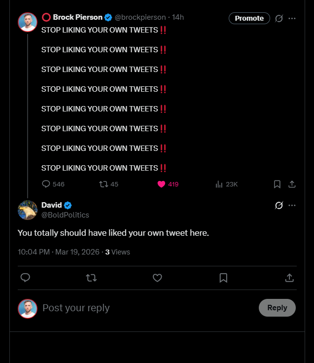 ⭕ Brock Pierson tweet media