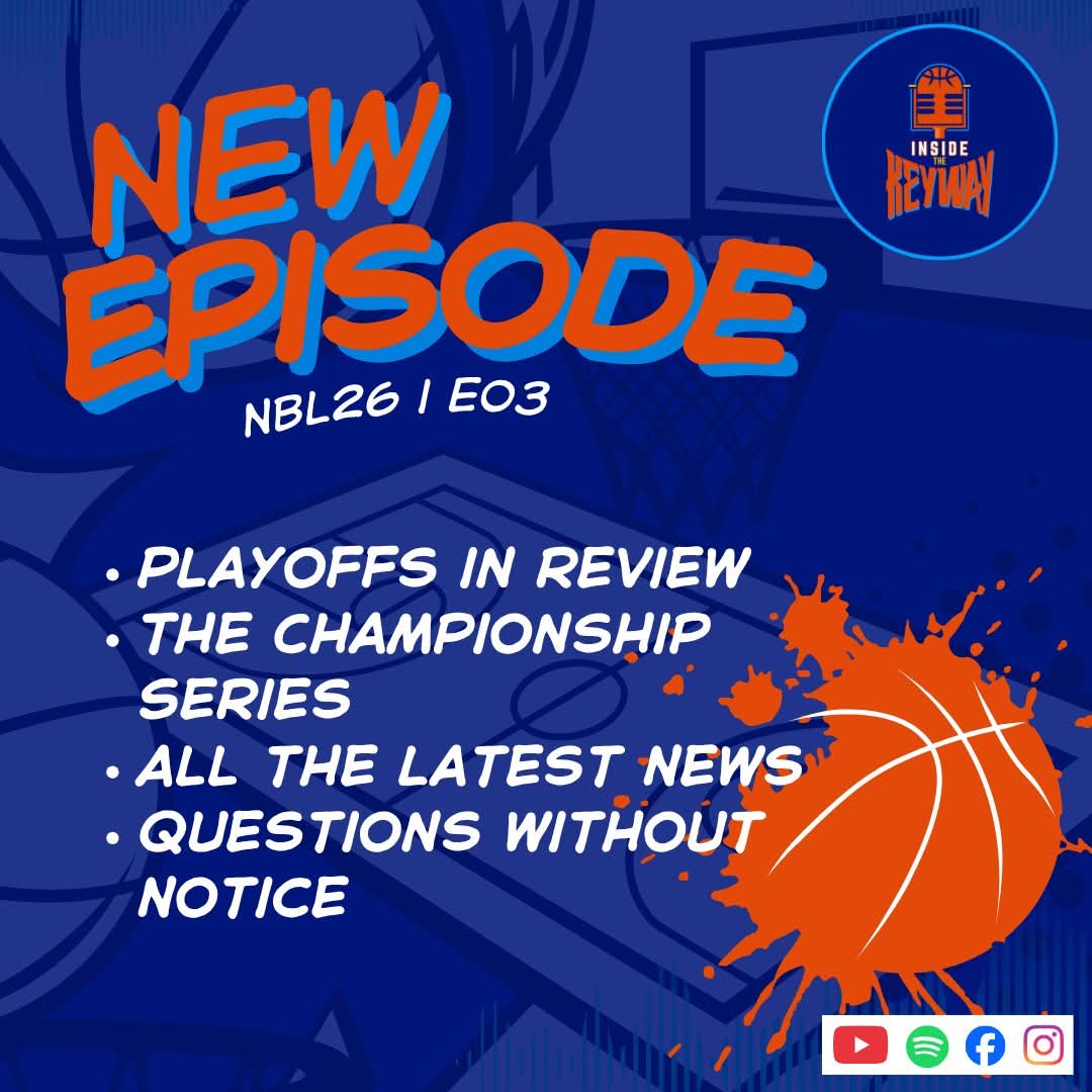InsideTheKeyway's tweet photo. We're a few days late but our latest episode is finally here!

https://t.co/EmVHvLWxLQ

As always, let us know what you think and share your comments and thoughts with us. 

Enjoy!

#insidethekeyway #nblpodcast #basketballpodcast #NBL #NBL26 #australianbasketball https://t.co/bChxsPKYCh