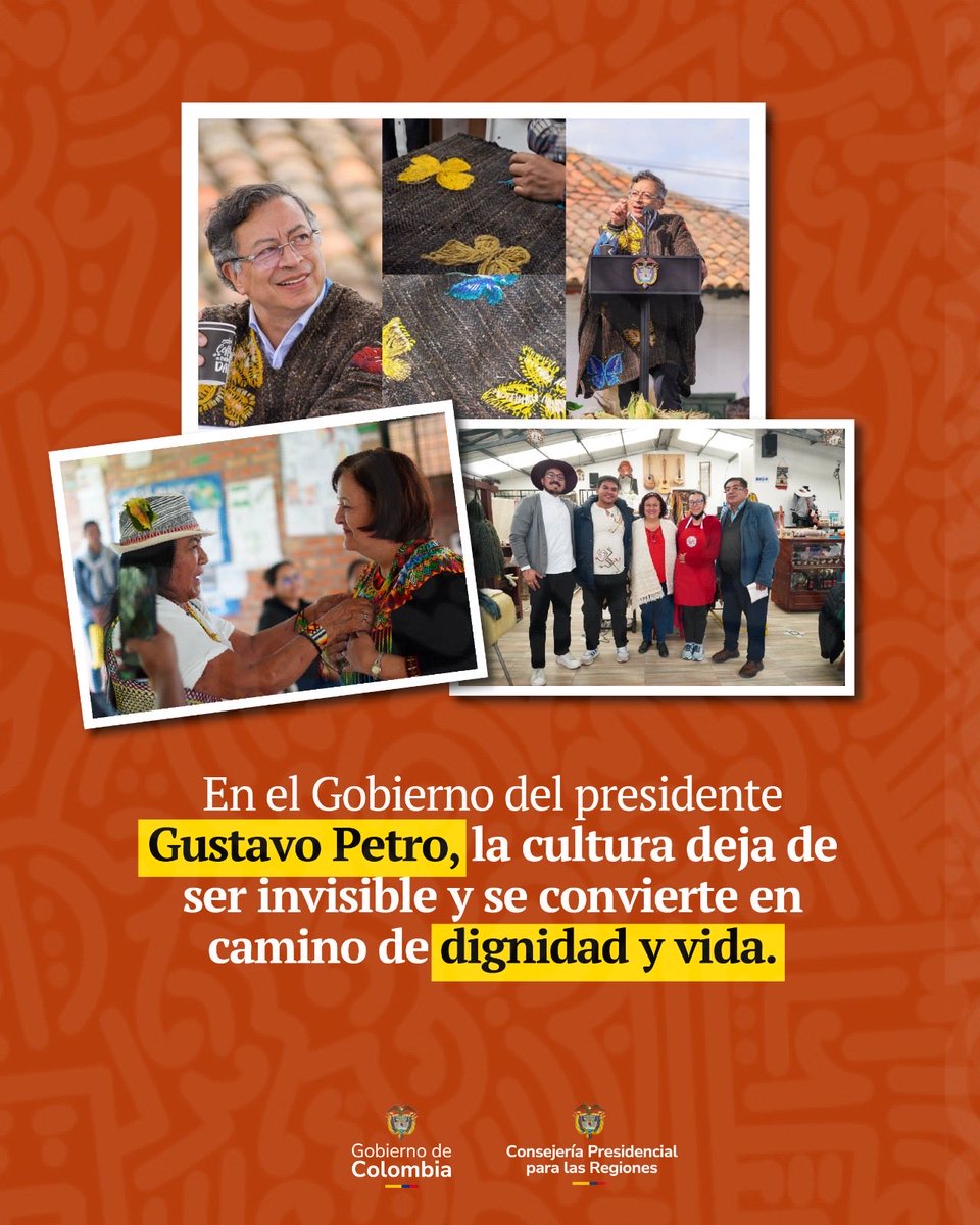 Regiones Consejería Presidencial tweet media