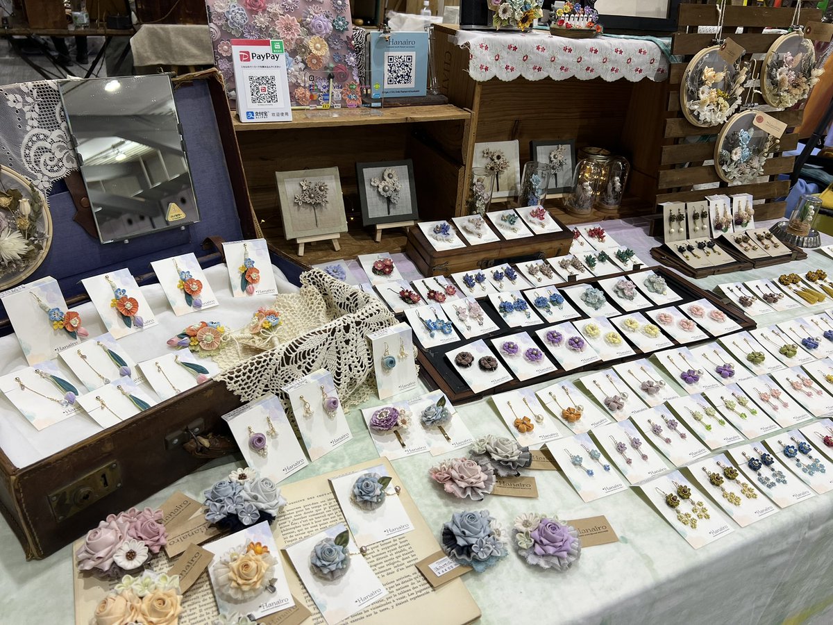 *Hanairo つまみ細工 tweet media