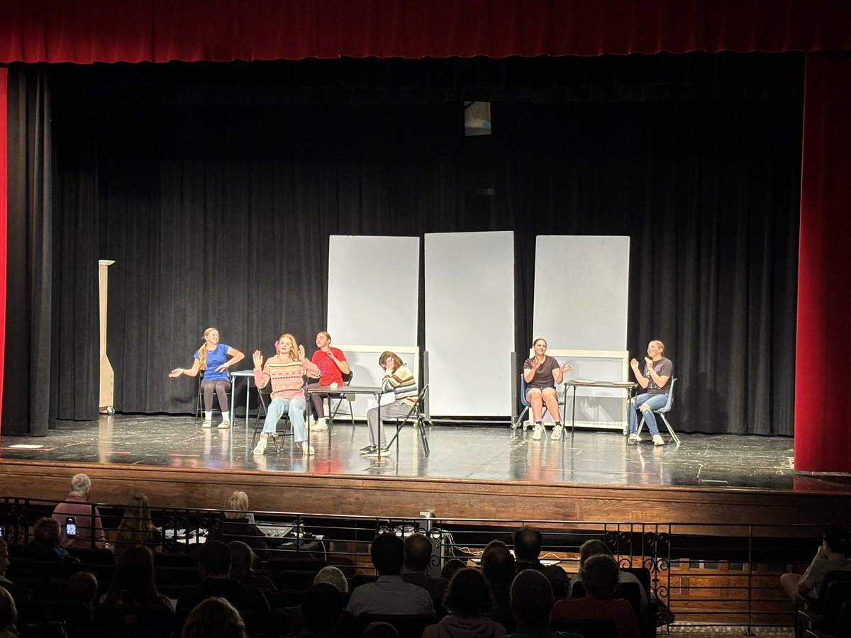 Decorah_MS's tweet photo. Our annual “Night of Plays” performed by our 7th and 8th graders. Job well done to all! https://t.co/IuxSlg24oY
