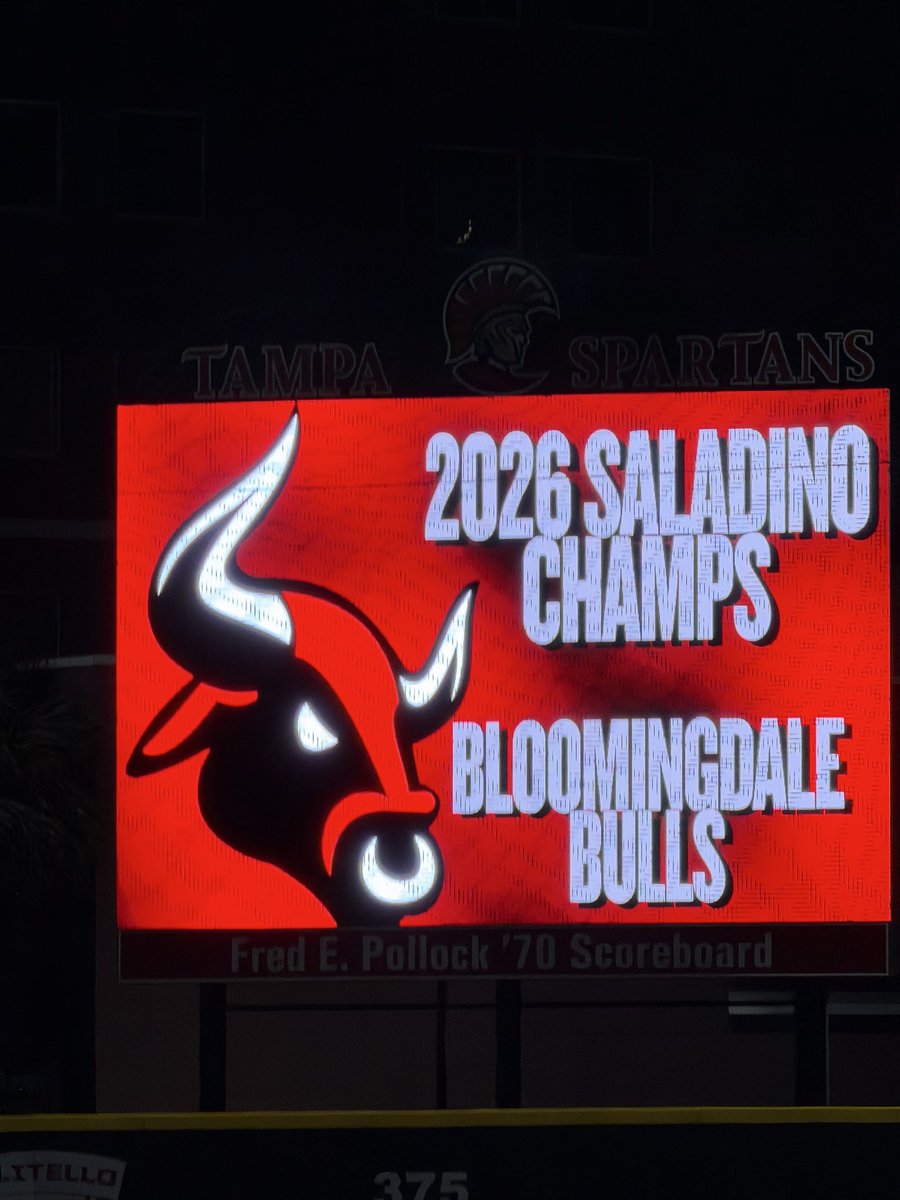 BSHS_Principal's tweet photo. Bulls WIN!! Congratulations to the 2026 Saladino Champs! https://t.co/bRcSpcxc0j
