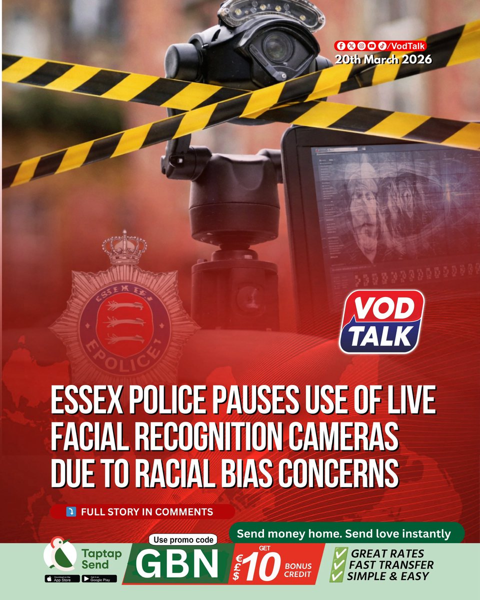 VodTalk's tweet photo. The technology is seen by the government as a way of using AI to get dangerous individuals off the streets - but there are concerns over privacy and data retention. https://t.co/GHcUryKArM