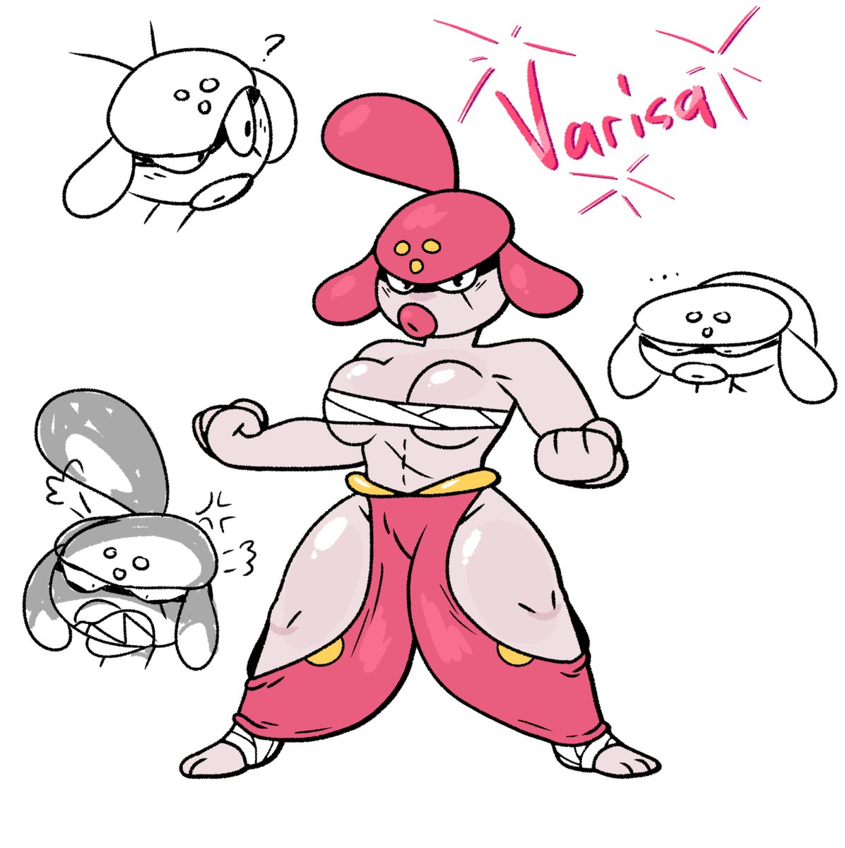 Had a lot of fun with this one. I would advise you NOT to go anywhere near her because if she challenges you to a spar you will die and if you refuse her proposal she'll kill you so it's a lose/lose situation.

She also teaches a martial arts class :D