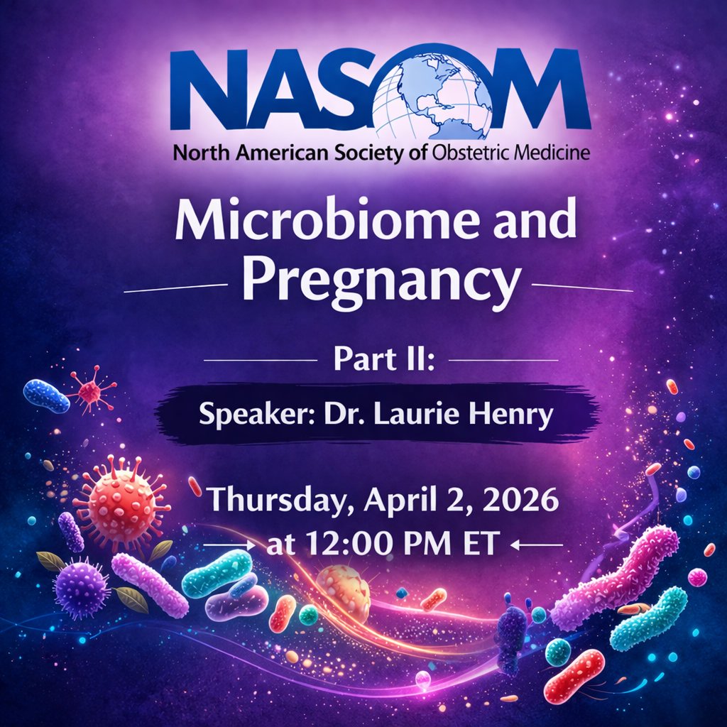 NASOMtweets's tweet photo. Join us for Part II of our Microbiome &amp; Pregnancy webinar series!

🗓 Thursday, April 2
⏰ 12 PM ET (note: earlier than our usual 8 PM sessions!)
Speaker: Dr. Laurie Henry (from Belgium)

Explore microbiome, hormones &amp; fertility.

🔗 Register here: https://t.co/oCCNfA45at https://t.co/3xDYJnvsq0