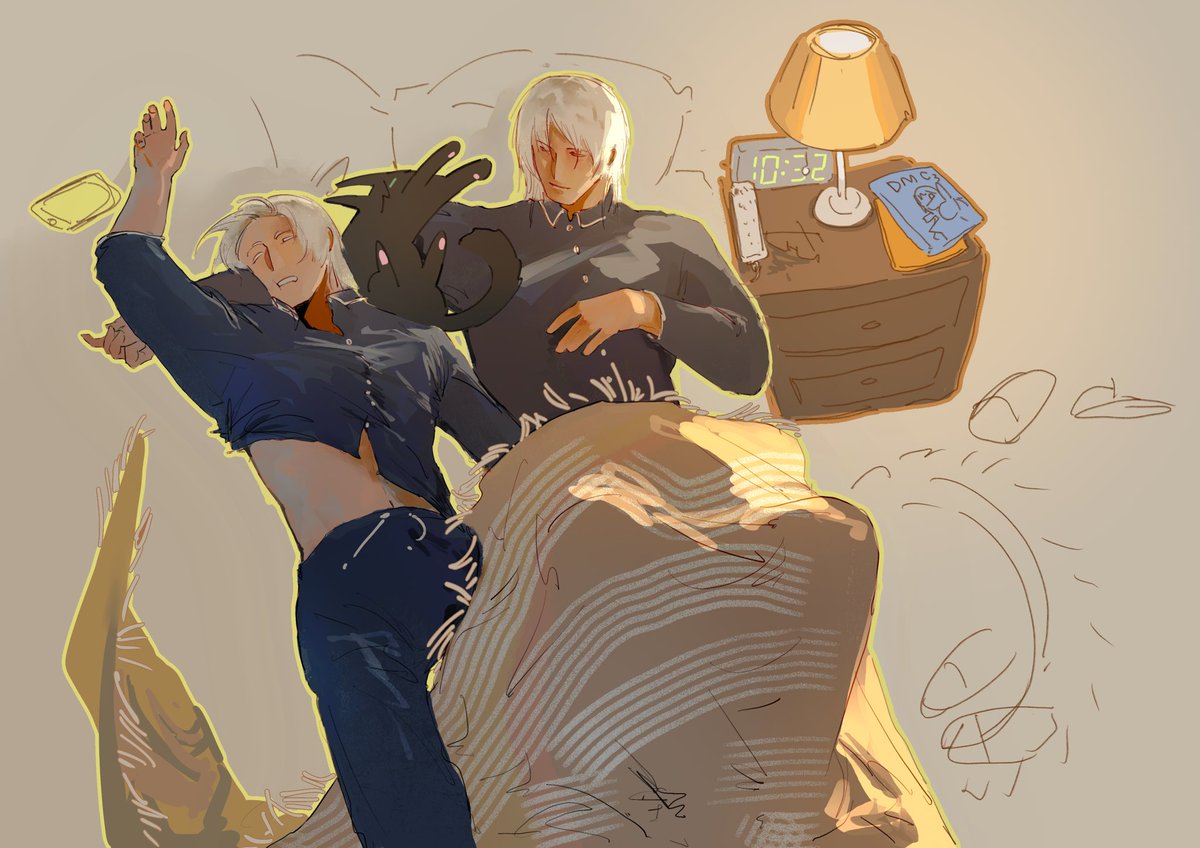 corrugado_424's tweet photo. If they're just normal college students? 
They might major in psychology or philosophy or art history...? Maybe
#DevilMayCry #dmcvd #dmc https://t.co/rqZeCpkTDl