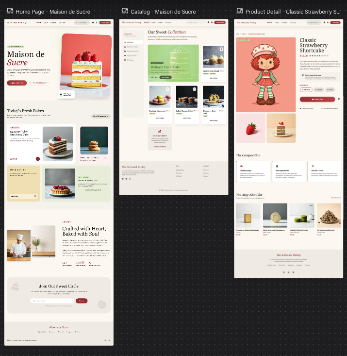 GoogleStitchの使い方、実践で
頭の中にある雰囲気をプロンプトにして壁打ち⇒生成されたデザインのパーツなどを参考にFigmaにもってきてデザインとかだと、わざわざ作ってたパーツもゼロから作らなくてもいいんだろうな。
とはいえ、Stitchに限らずAI臭がするのでここは泥臭く手を動かしていきたい。