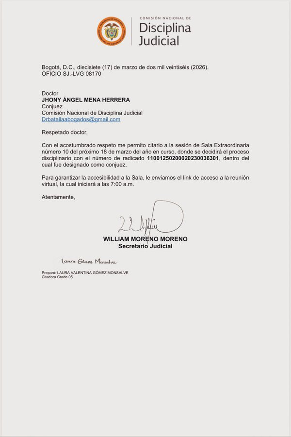 La Partícula de Dios en la Justicia tweet media