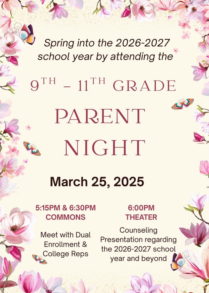 School and parent involvement together is key to student success!