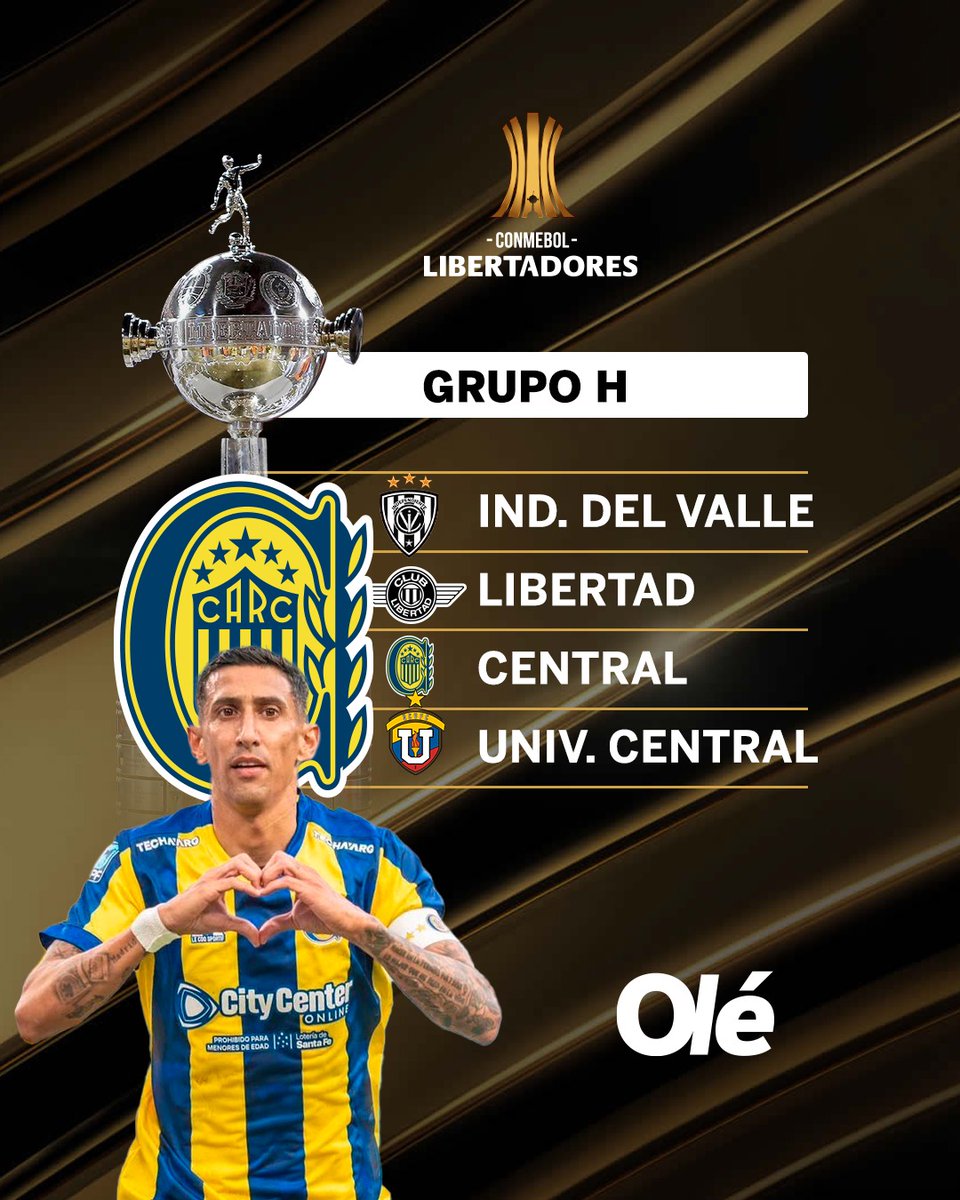 El grupo de Central a priori, accesible. Si bien tocaron dos viajes largos y un Libertad de Paraguay nunca fácil, el objetivo para los dirigidos por Jorge Almirón será pasar como primeros de grupo. A hacernos fuertes de local, y a ir como los guerreros que somos de visitante 🇺🇦🏆