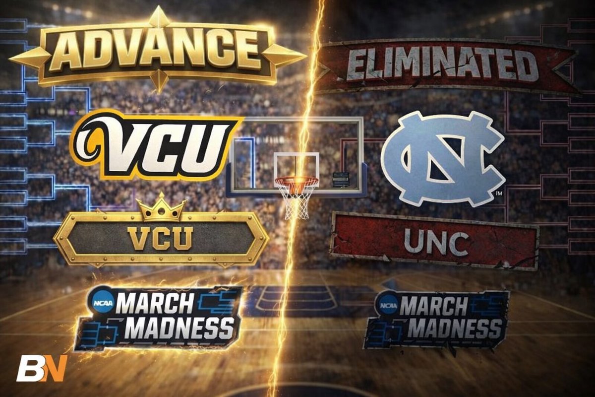 BNoisesports's tweet photo. WOW!!!ππππ
#MarchMadness #VCU #UNC #TarHeels #CollegeBasketball #NCAATournament #CBB #BracketMadness https://t.co/PGmwg3Ig5o