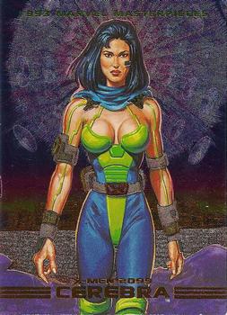AustinGorton's tweet photo. S2 - Cerebra
AKA Future Jean Grey
What are the odds Grant Morrison was aware of this character when they debuted the souped version of Cerebro of the same name?
Scans via @tradingcarddb
#TradingCardADay #MM2 #XMen #XMen2099 #BobLarkin https://t.co/FlSlTgieD9