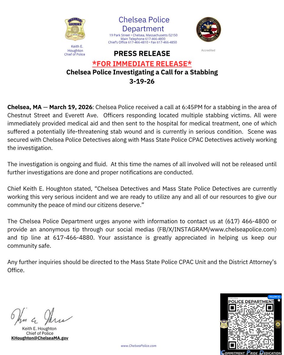 Chelsea Police tweet media