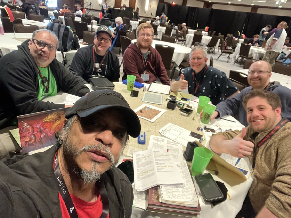 Marcello is back home from GaryCon tweet media