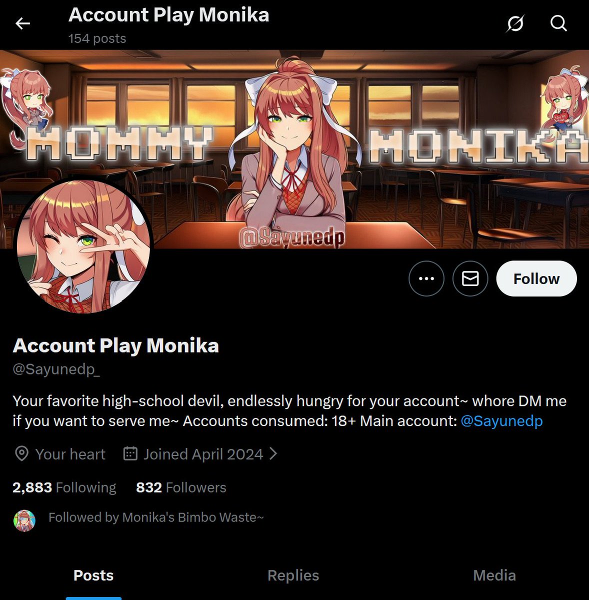 Account Play Monika tweet media