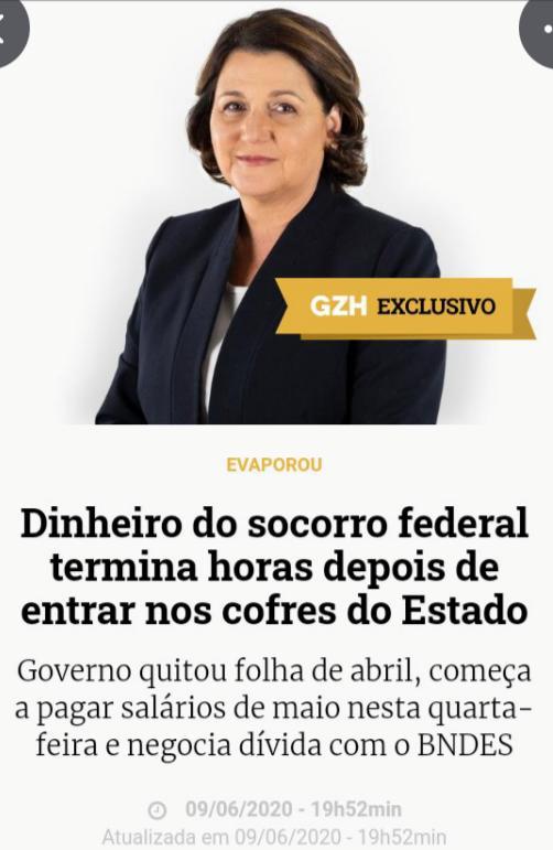 Quando lembrarem o descaso com a saúde do RS, tem nome: EDUARDO LEITE. A sorte que a "Rosaninha" lembra a gente.