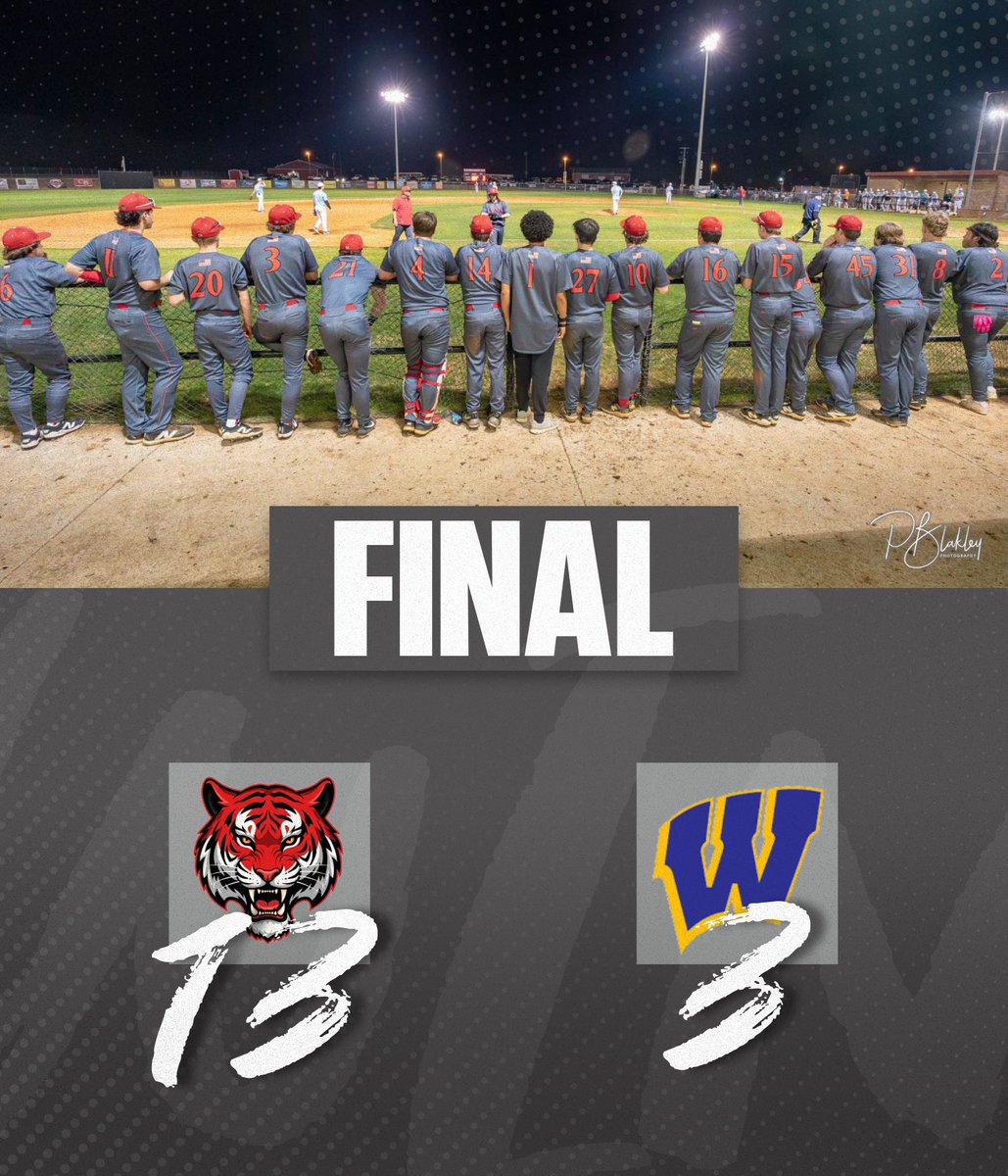 LexTigersBB's tweet photo. FINAL

See you tomorrow night at Rockabilly Stadium as we face off with Halls at 7:00PM. https://t.co/ZtVZCoWKWS
