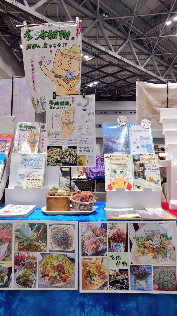 らいあ🌼4/5 TAMAコミ-キ09 多肉植物と旅行記 tweet media