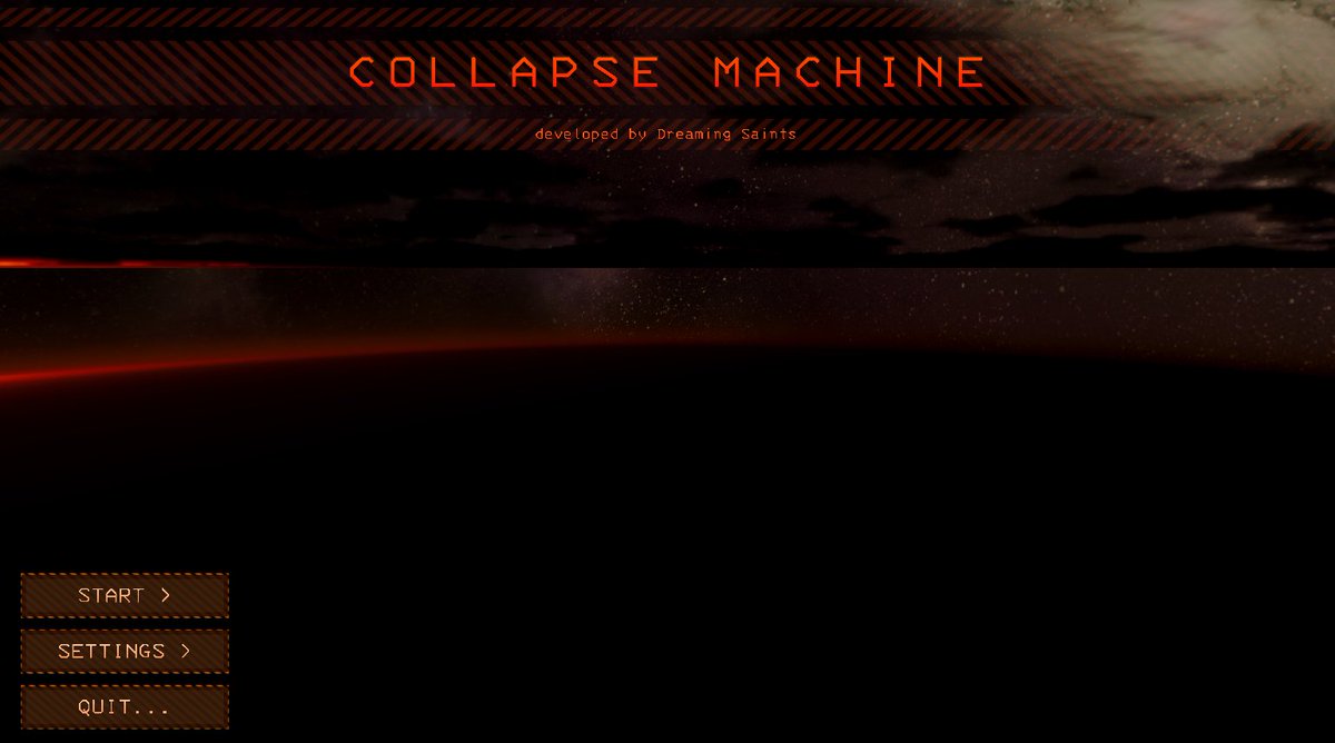 DreamingSaints's tweet photo. New menu layout
#COLLAPSEMACHINE
#layout #gamedev #indiedev #indieworld #scifi https://t.co/CjGkDh9B7H