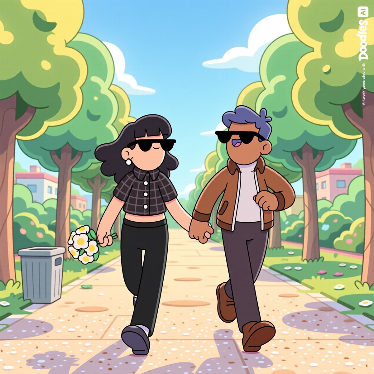 Just got married on <a href="/doodles/">doodles</a> ai