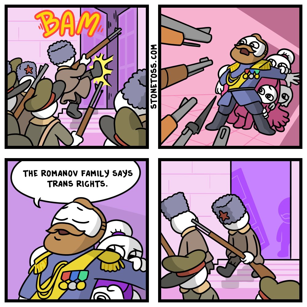 Stone tossers tweet media