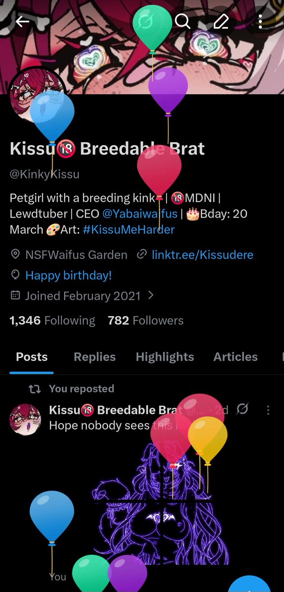 Kissu🔞 Breedable Brat tweet media