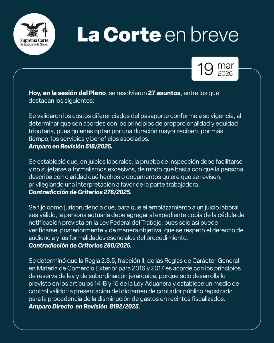 Suprema Corte tweet media