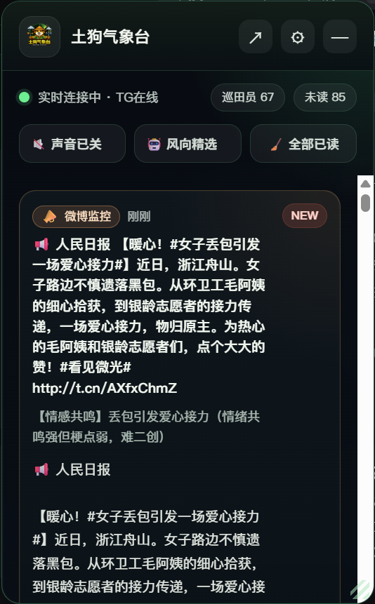 土狗气象台 tweet media