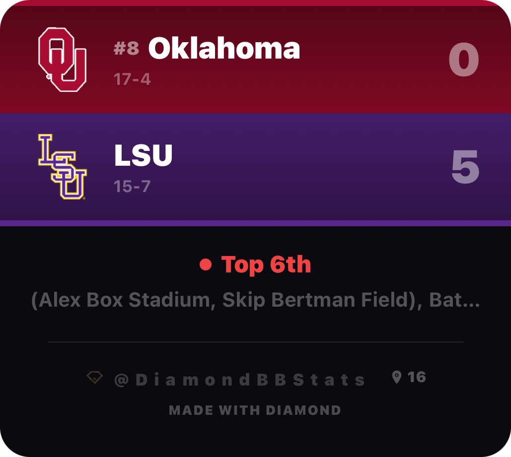 Diamond LSU tweet media