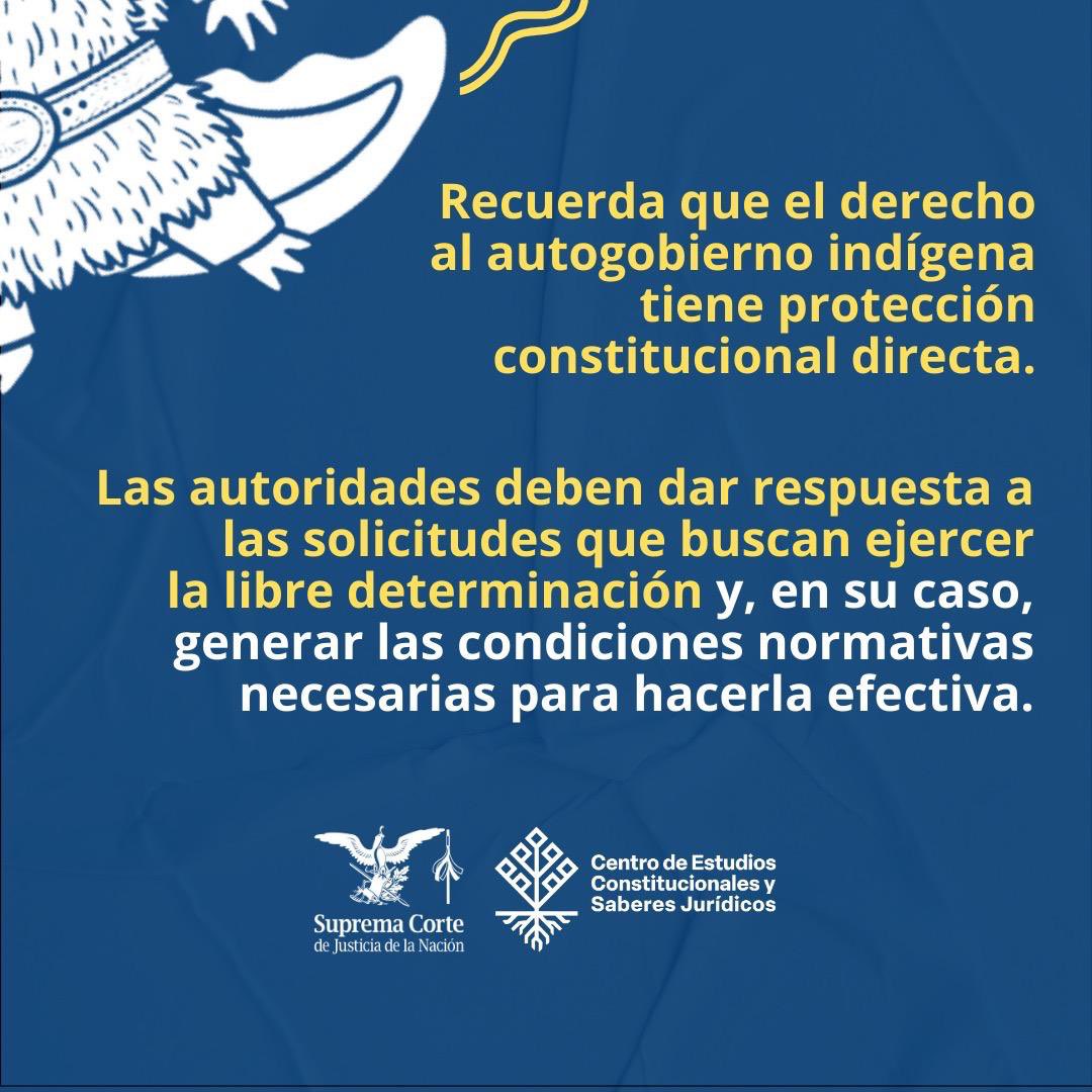 Conforme a la <a href="/SCJN/">Suprema Corte</a> ¿Puede una comunidad decidir cómo autogobernarse y ejercer directamente presupuesto público? Antes no estaba claro. Hoy, sí. 

Dilo legal, pero #Clarito