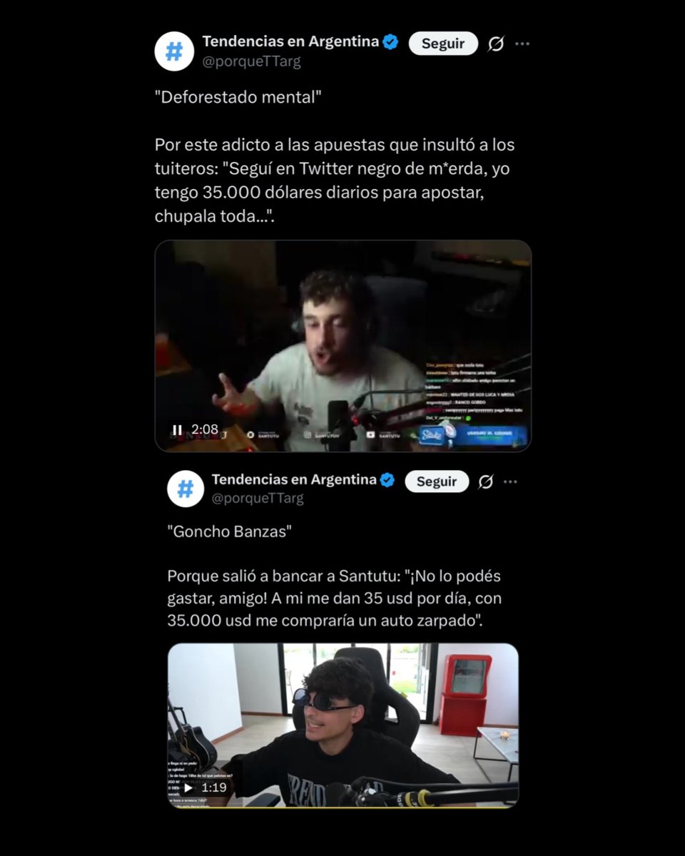 Update Argentina tweet media