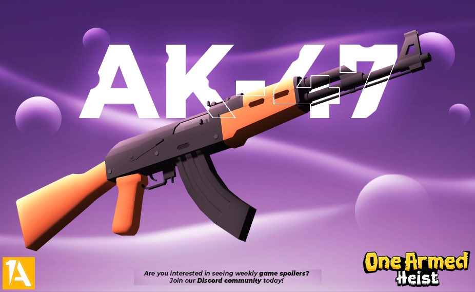 Cyntheuss's tweet photo. 🌟AK-47 Rifle for @onearmed
🤔What do you guys think?

🔥7,500 Robux Giveaway here soon…! 
https://t.co/My2vnUi0a7

[ #RobloxUI #ROBLOX #RobloxDev #robuxgiveaway #Robux ] https://t.co/gxIy1wniGp