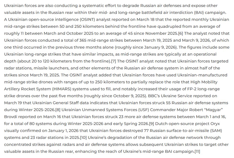 Institute for the Study of War tweet media