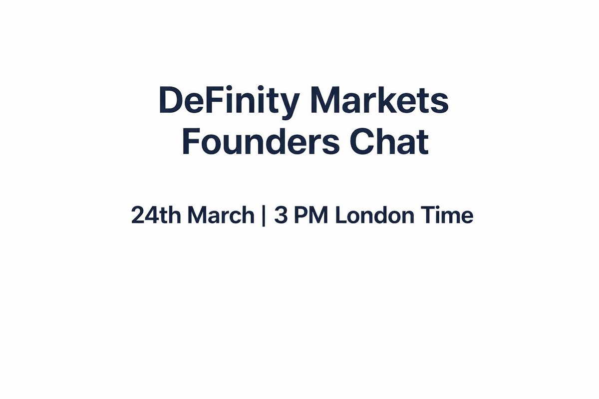 DeFinity Markets tweet media