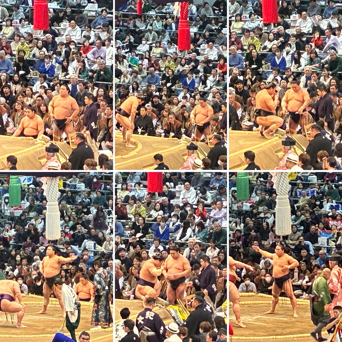 oden_rin's tweet photo. 八日目の兄弟力水が現地で見られて本当に嬉しかった☺️残り3日、どうか大きな怪我なく🙏🏼応援しています📣

#若元春　#若隆景 https://t.co/4BDh7TsVIk